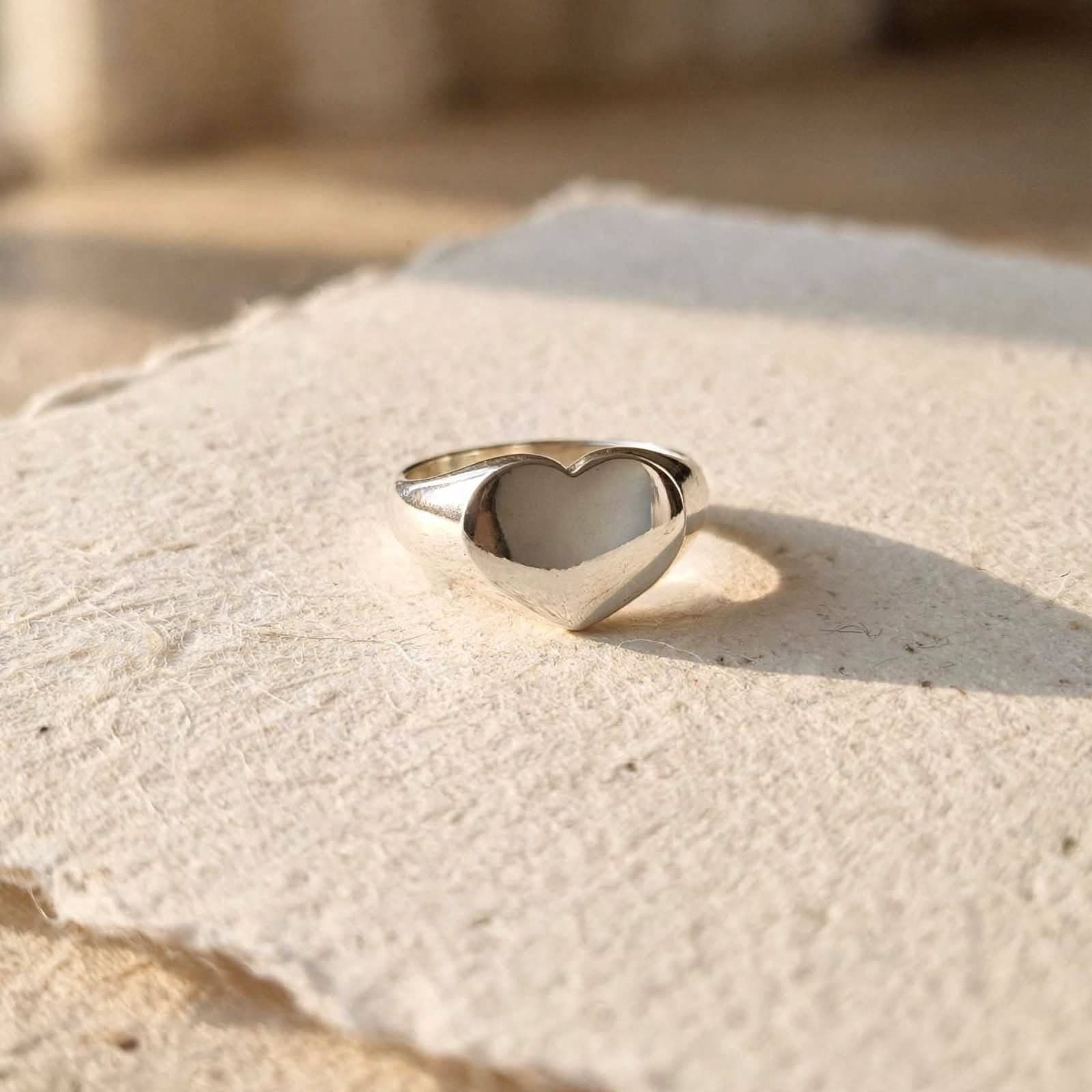Anillo Corazón de Plata 925 – Afecto